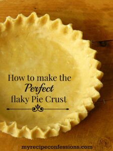 How to Make Perfect Pie Crust. Over the years I tried so many pie crust recipes. They were all lacking in one way or the other. This is the only recipe I use now. The pie crust is beautiful and flaky every time. Add this pie crust recipe to your other Thanksgiving recipes and your Thanksgiving dinner guest will be blown away with your amazing pie!