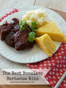 The Best Boneless Barbecue Ribs