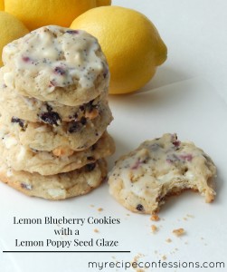 lemon blueberry cookies