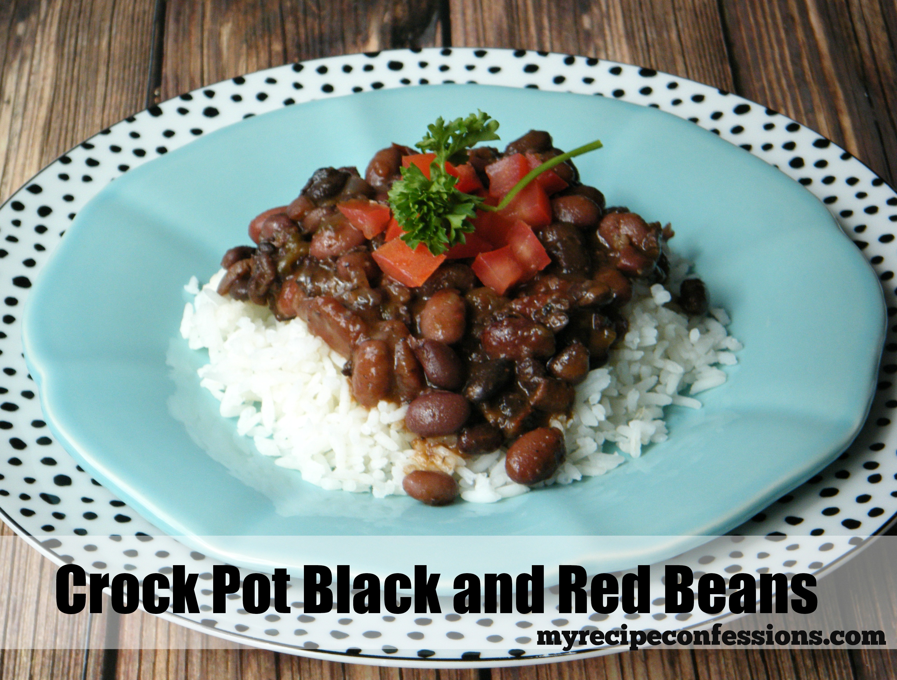 crock pot black and red beans2