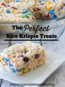 The perfect Rice Krispie Treats