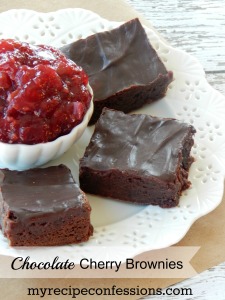 Chocolate Cherry Brownies