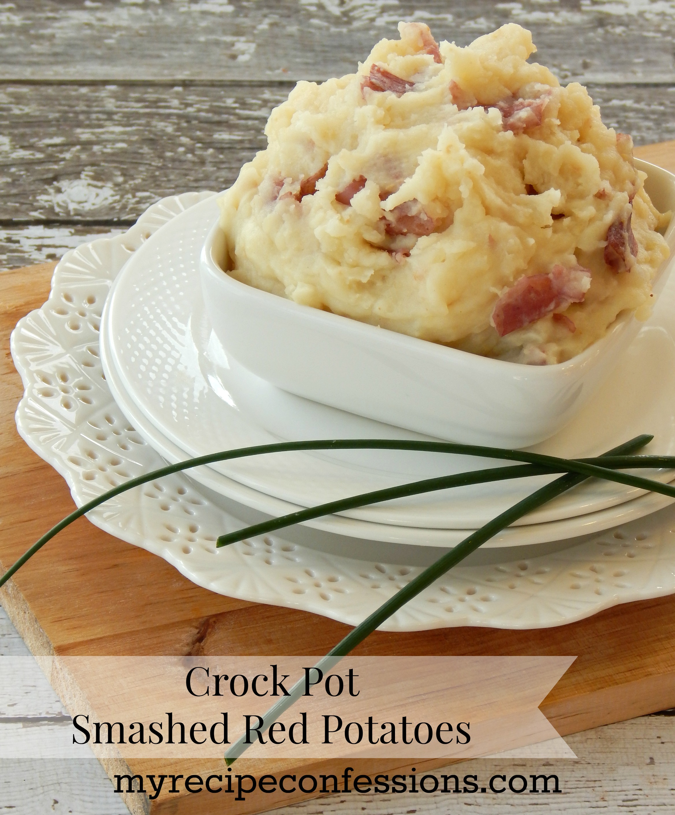 Crock Pot Smashed Red Potatoes