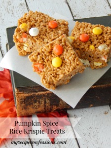 Pumpkin Spice Rice Krispie Treats