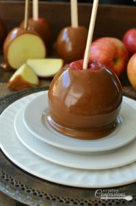 The Best Homemade Caramel Apples put the over priced gourmet caramel apples to shame. The silky smooth caramel has a deep rich flavor that tastes like they were professionally made. You are going to be surprised at how easy these apples are to make.