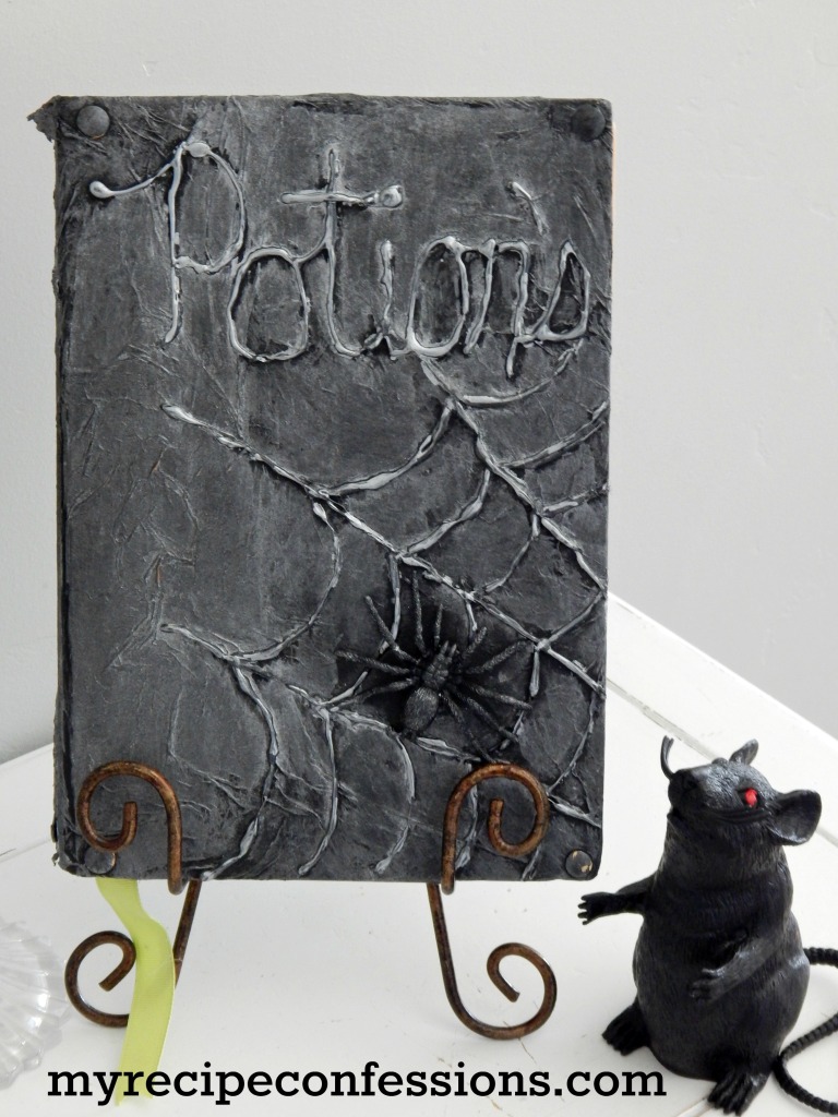 One of my favorite things about fall is when I get to swap out my regular home décor for my Halloween decorations. I love Halloween and these Spell and Potion Books look perfect with all my other decorations. Check my tips and tricks for these books.  I just know you are going to love this Halloween craft! 