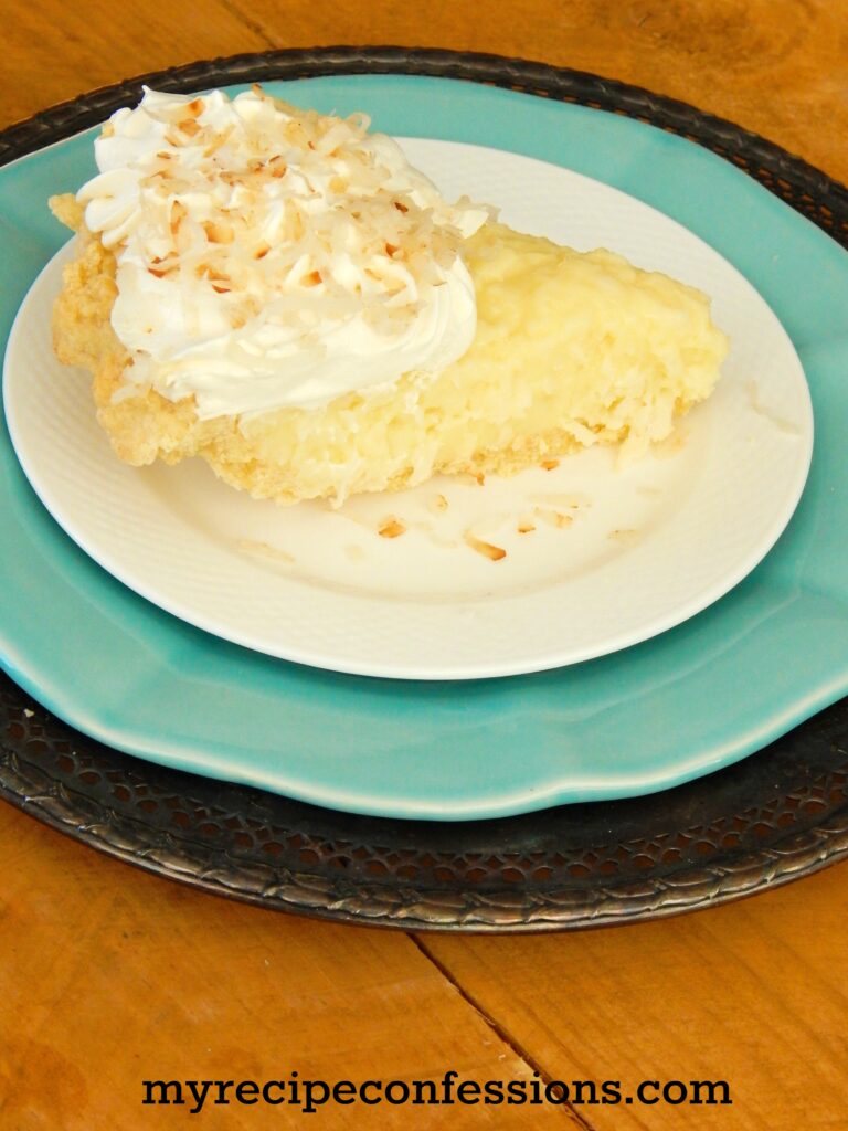 Coconut Cream Pie. This pie isn’t just for the summer. Don’t waste time with the other coconut cream pie recipes, this is the only one you need! I always get asked to the recipe. It tastes just like pie you had as a kid. 