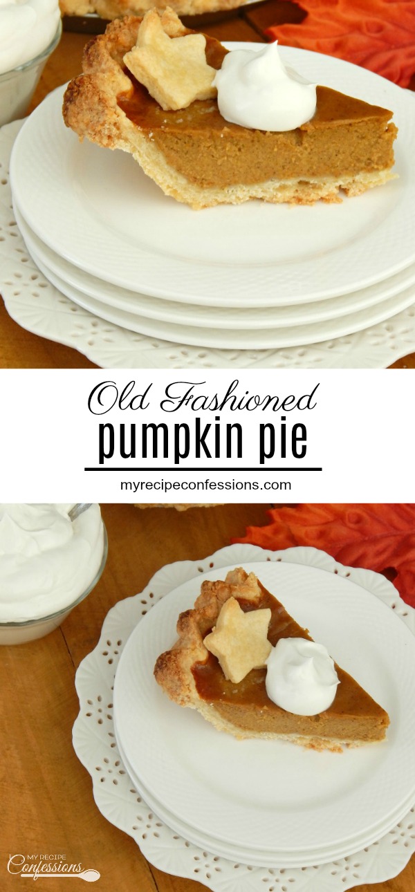 Old Fashioned Pumpkin Pie recipe is best pumpkin pie I have ever tasted! Not only is this pie made from scratch, it's also very easy to make. It's also creamy and packed with flavor! This is just like the classic pumpkin pie that we all grew up with.
