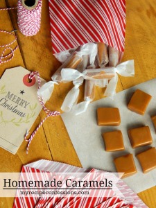 Homemade Caramel. All the other homemade caramel recipes do not compare to this one! It is soft, but not too sticky. You will not find a richer or creamier caramel than this one! They make great diy gifts for neighbors. Everybody always asks for the recipe.