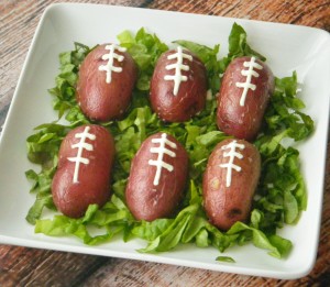 Potato Stuffed Footballs