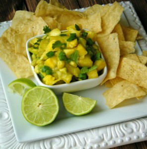 Grilled Pineapple Avocado Salsa