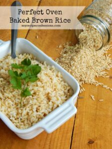 Perfect Oven Baked Brown RIce