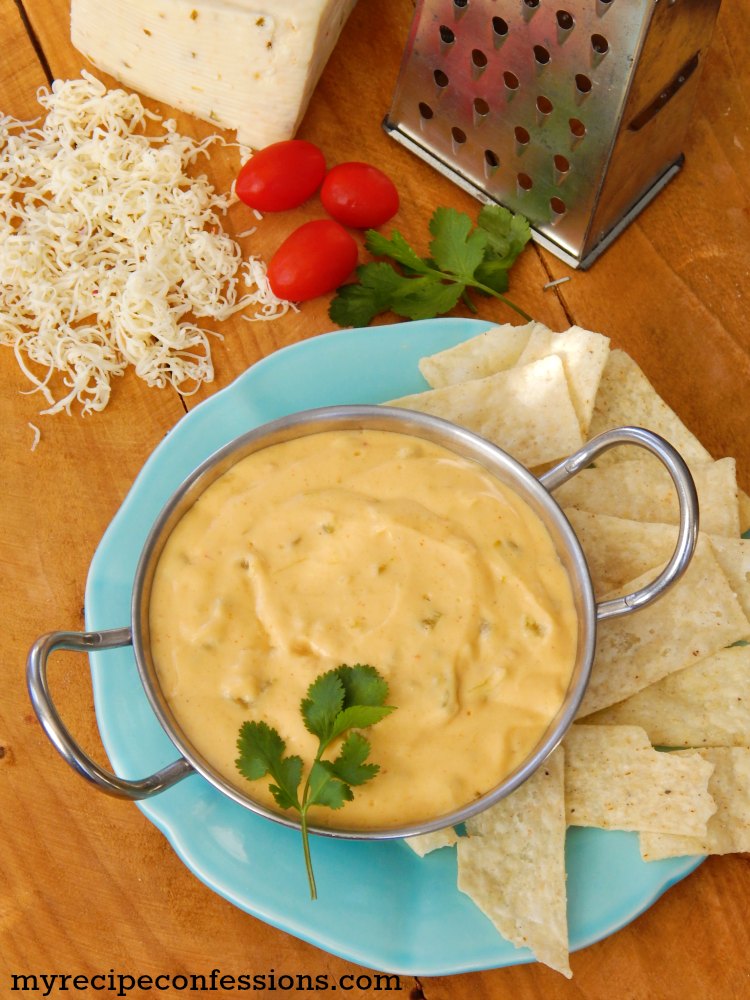 Easy Homemade Queso Dip. I love Mexican food! This recipe is not only easy but delicious as well. Don’t mess with the processed cheese dips. Serve this dip along with your other favorite appetizers. I had tried other recipes and this one beats them all! 