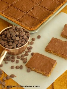 Lunch Lady Peanut Butter Bars