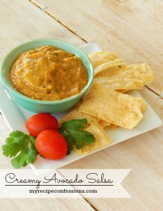 Creamy Avocado Salsa Recipe