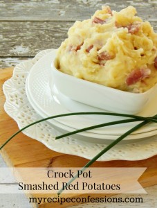 Crock Pot Smashed Red Potatoes