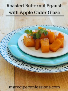 Roasted Butternut Squash with Apple Cider Glaze