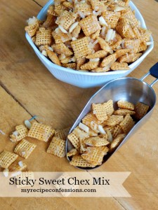 Sticky Sweet Chex MIx Recipe