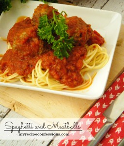 Spaghetti and Meatballs