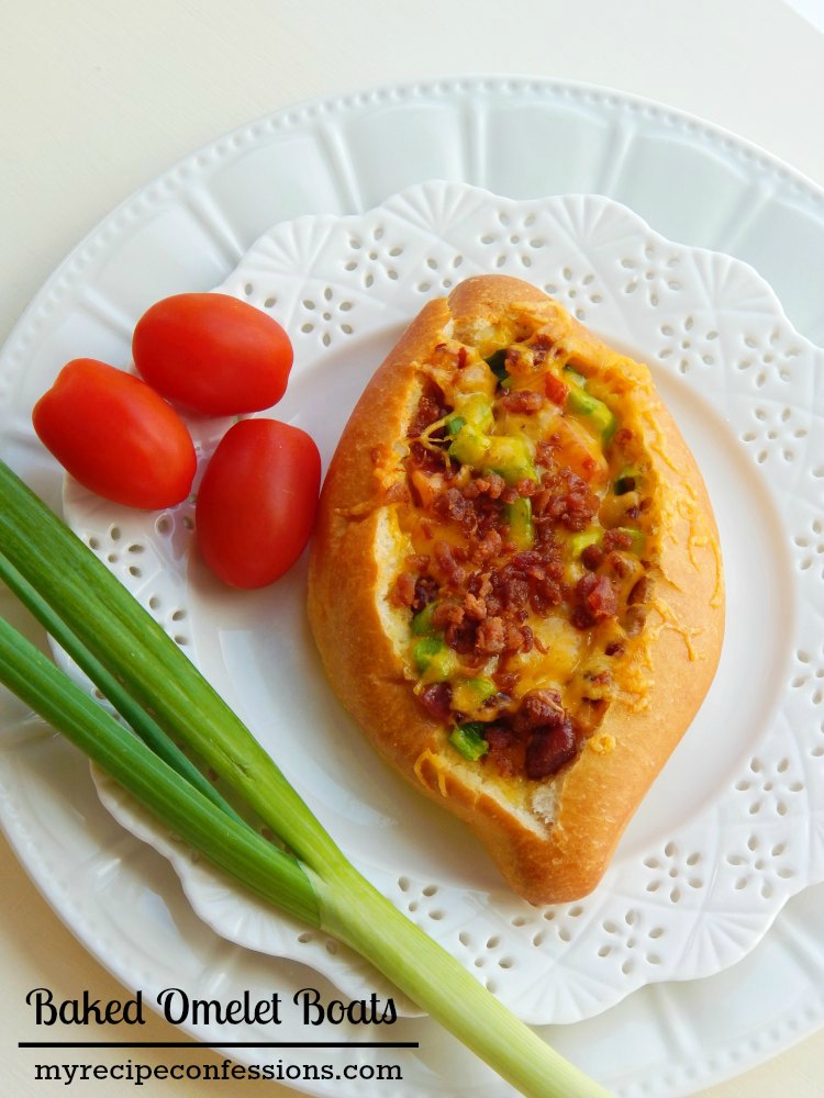 Baked-Omelet-Boats are so amazing! I love how quick and easy this recipe is! You use store baguettes, which makes this dish even easier.