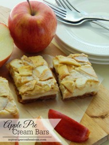 You can throw all your other dessert recipes out, because this Apple Pie Cream Bars recipe it all you need! You can enjoy this dessert in the summer, fall, or any other time of the year. The filling only calls for three ingredients. Can you guess what they are?