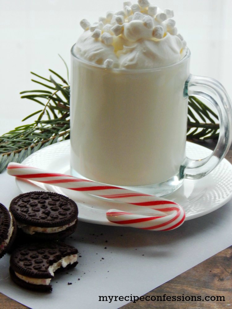 Creamy White Hot Chocolate. Christmas isn’t the same without hot chocolate. I have tried many hot chocolate recipes, and this Creamy White Hot Chocolate beats them all! It is super easy to make! I love to dunk candy cane Oreo cookies into it. Seriously, you will want to drink this hot chocolate for breakfast, lunch, and dinner! 