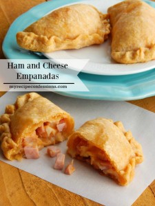 Ham and Cheese Empanadas. Mom use to make these empanadas for Christmas. They make great appetizers for parties. If you need dinner recipes, they make a great meal too! Don’t mess around with other recipes, this is the only one your need!