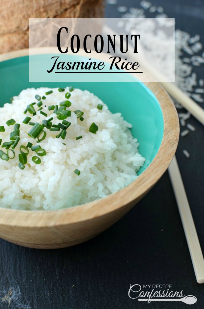 Coconut Jasmine Rice is an easy recipe that has a warm and comforting flavor. It is ready to eat in under 20 minutes and is the perfect side dish for any meat! 