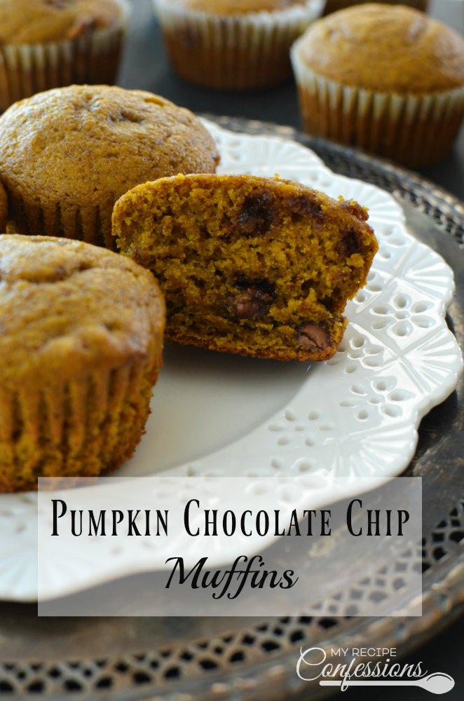 Pumpkin Chocolate Chip Muffins are the best! They are super moist and fluffy. I can't get over the amazing pumpkin and chocolate flavor. They are very easy to make which makes them even better! 