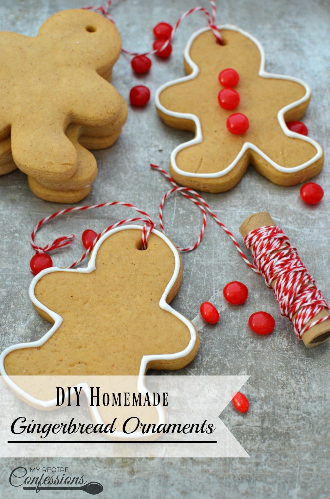 Easy Homemade Gingerbread Ornaments are a fun Christmas craft to make with your family. I like making these Easy Homemade Gingerbread Ornaments because they are quick and kid friendly. One batch goes a long way. If you prefer to make gingerbread houses, this recipe great for that too.