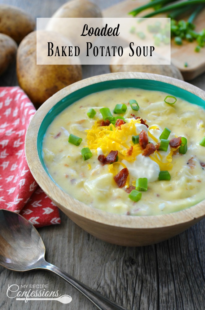 Loaded Baked Potato Soup is the best soup recipe you will ever find! Not only is is super quick and easy to make, it loaded with flavor. My family loves the smoky bacon and green onions throughout the soup. This soup is the ultimate comfort food and makes the perfect dinner any night of the week! 