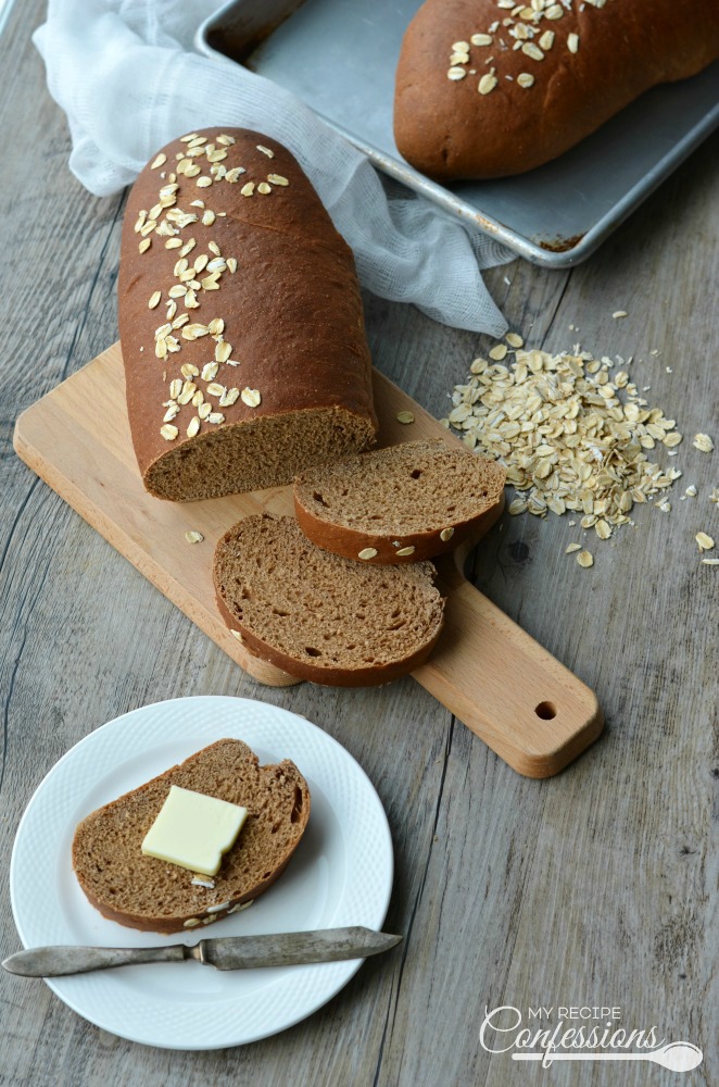 Honey Wheat Molasses Bread