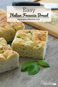 Easy Italian Focaccia Bread is the only focaccia bread recipe you need! Rosemary, basil, and Parmesan cheese are only a few of the delicious ingredients in this recipe. Sandwiches made with this focaccia bread are absolutely amazing!