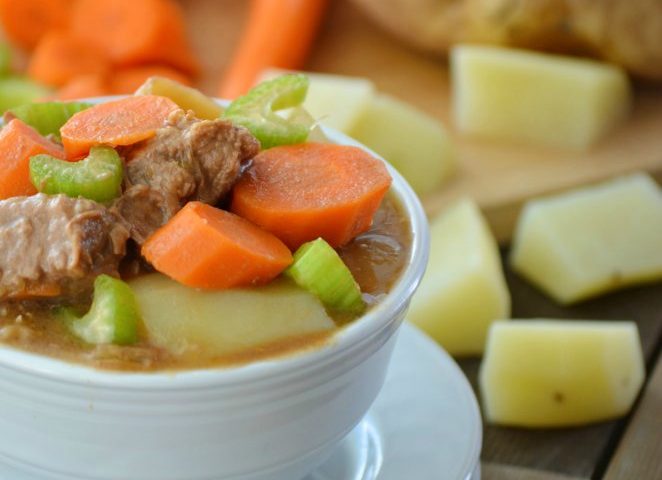 Best Ever Crock Pot Beef Stew-This beef stew recipe is easy to follow and is the best slow cooker stew I have ever had! The beef is so tender they practically melt in your mouth. The sauce has a smooth gravy-like consistency that's bursting with flavor. This is one of my favorite crock pot meals!