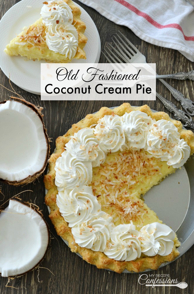 my recipes coconut cream pie