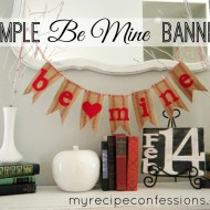 Simple Be Mine Banner
