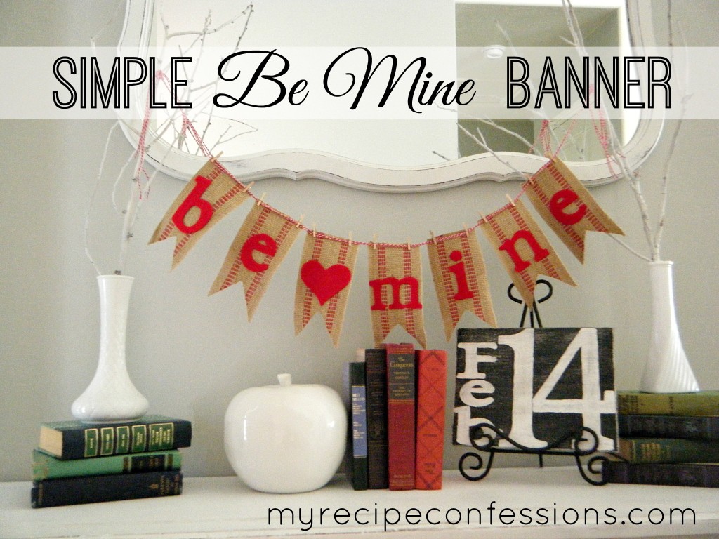 Simple Be Mine Banner
