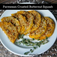 Parmesan Crusted Butternut Squash