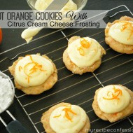 Carrot Orange Cookies With Orange Cream Cheese Frosting