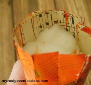 Music Sheet Carrots. These music sheet carrots will be a great addition to your home décor.  If you love diy crafts, you are going to love making these carrots. They are very easy and so much fun to make. I used some of my vintage music sheet but you can even print some off from the internet if you don’t have any on hand. 