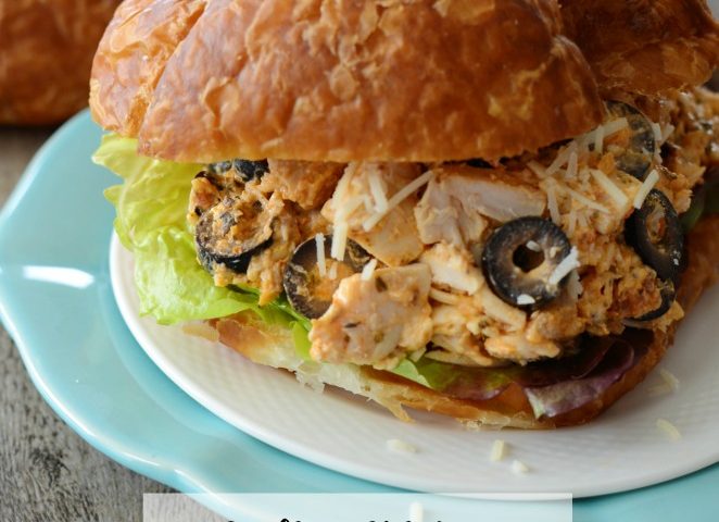 This Italian Chicken Salad Sandwich recipe is an easy recipe to make and is one of the best recipes you will ever try! It is a delicious twist on the classic chicken salad recipe. It can be put together very quick and it is always a crowd pleaser!