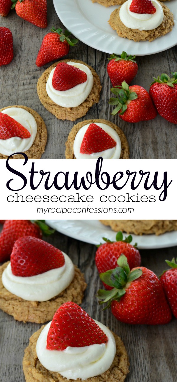 Strawberry Cheesecake Cookies