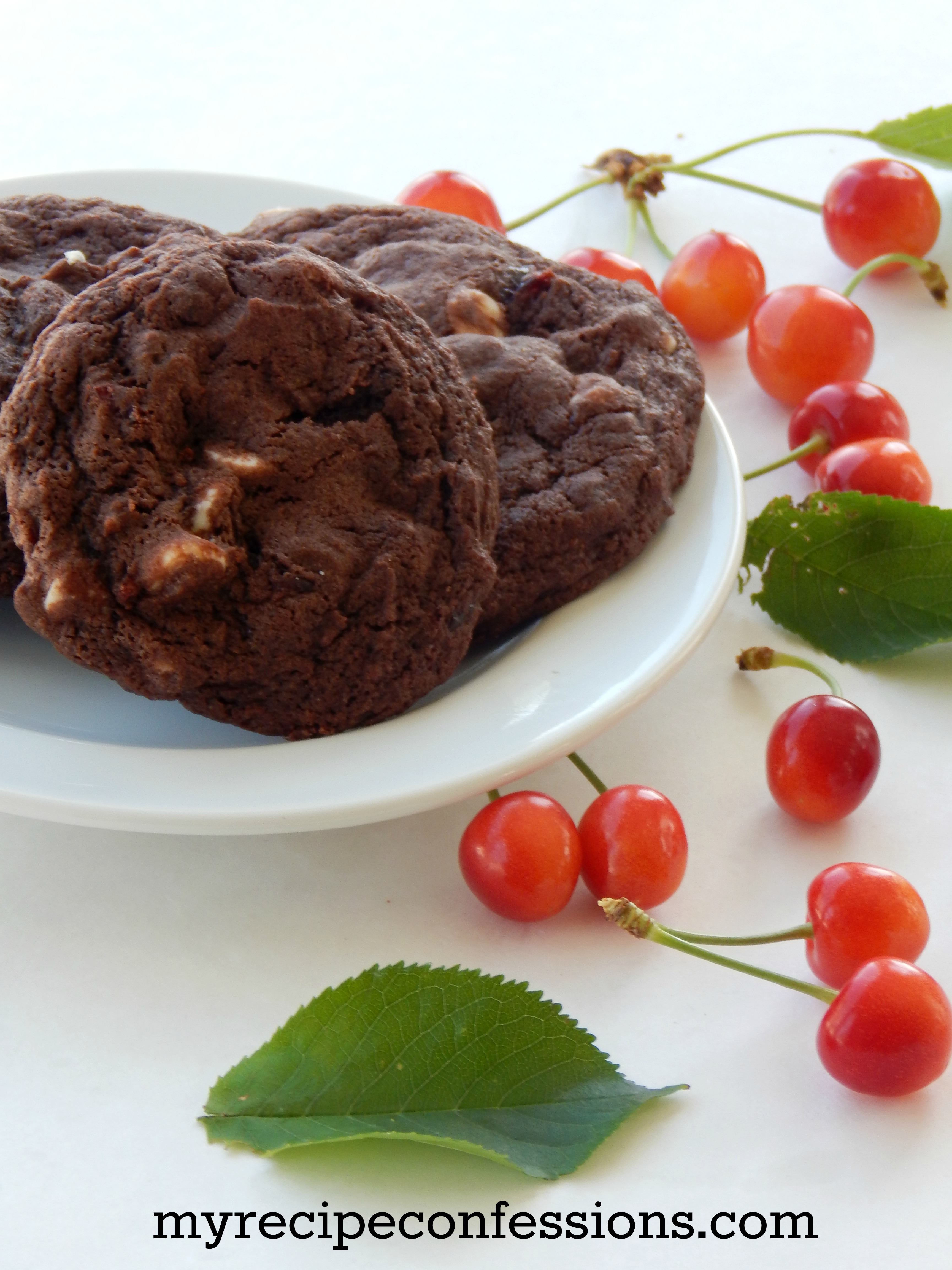 Double Chocolate Cherry Cookies1