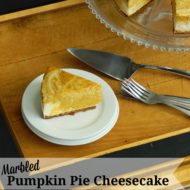 Marbled Pumpkin Pie Cheesecake