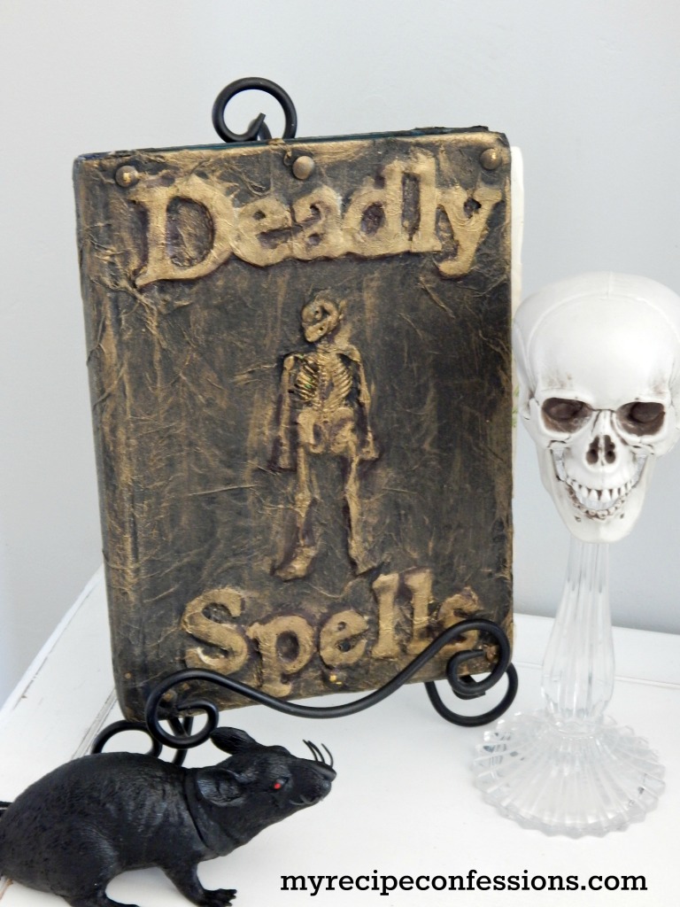 One of my favorite things about fall is when I get to swap out my regular home décor for my Halloween decorations. I love Halloween and these Spell and Potion Books look perfect with all my other decorations. Check my tips and tricks for these books.  I just know you are going to love this Halloween craft! 