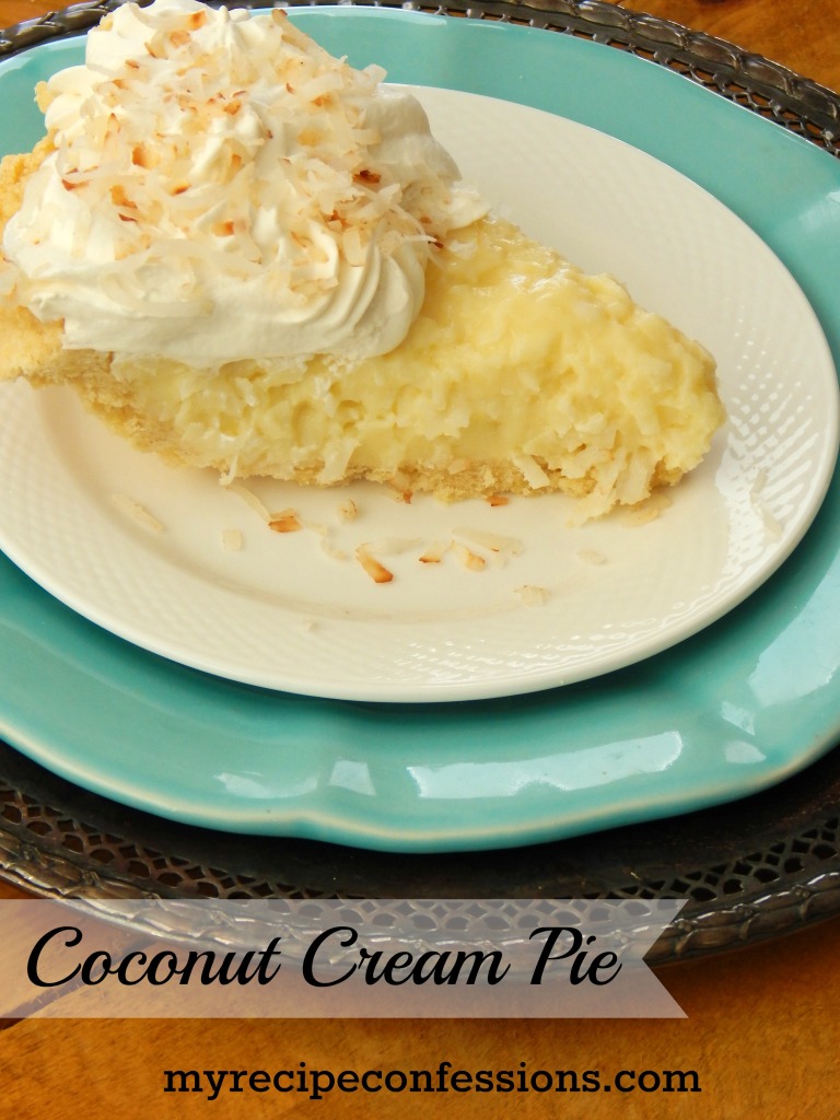 Coconut Cream Pie. This pie isn’t just for the summer. Don’t waste time with the other coconut cream pie recipes, this is the only one you need! I always get asked to the recipe. It tastes just like pie you had as a kid. 