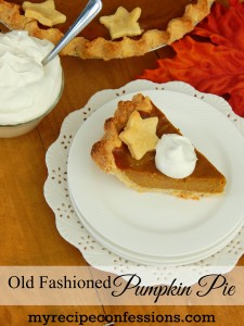 Old Fashioned Pumpkin Pie
