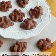 Microwave Milk Chocolate Almond Clusters