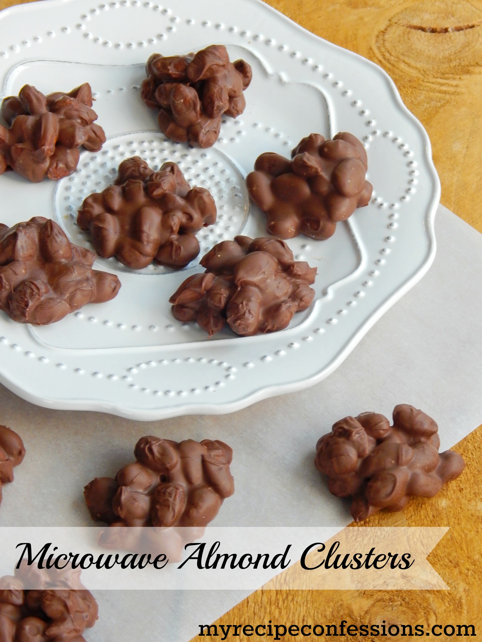 Microwave Milk Chocolate Almond Clusters