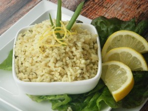 Lemon Pesto Rice